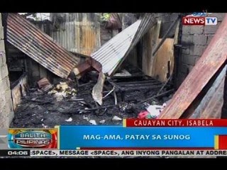 BP: Mag-ama, patay sa sunog