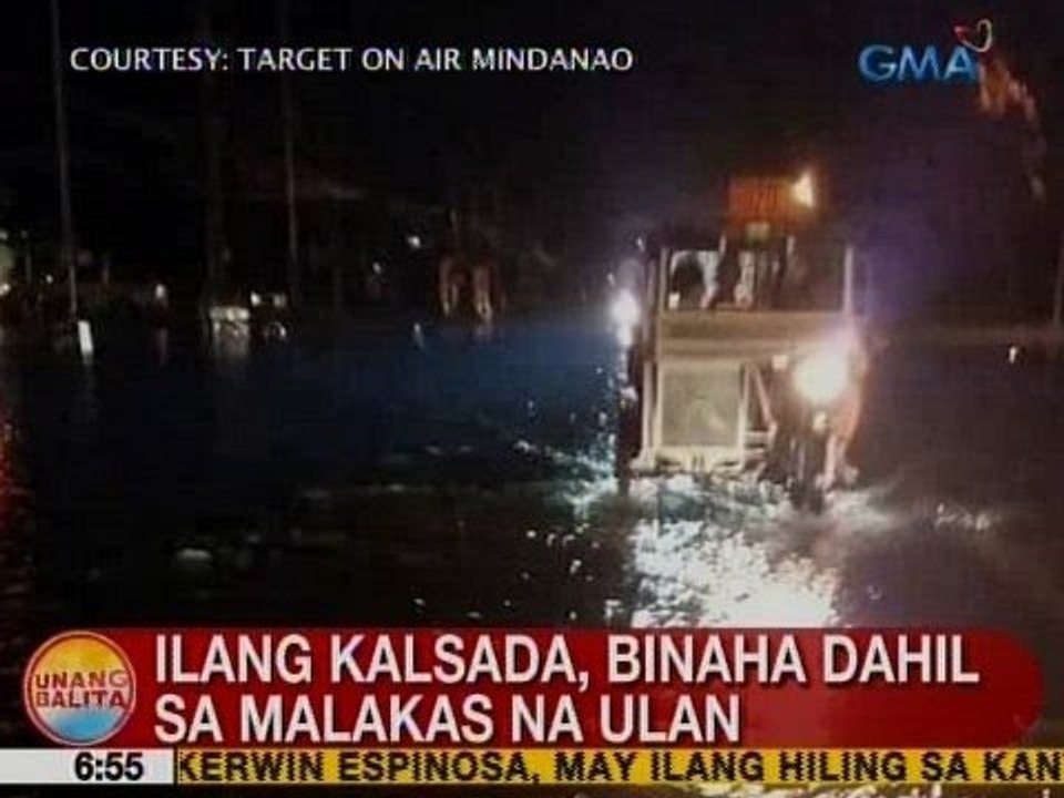 UB: Ilang kalsada sa Tacurong, Sulatan Kudarat, binaha dahil sa malakas na ulan