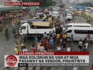 24 Oras: Mga kolorum na van at mga pasaway na vendor, pinuntirya