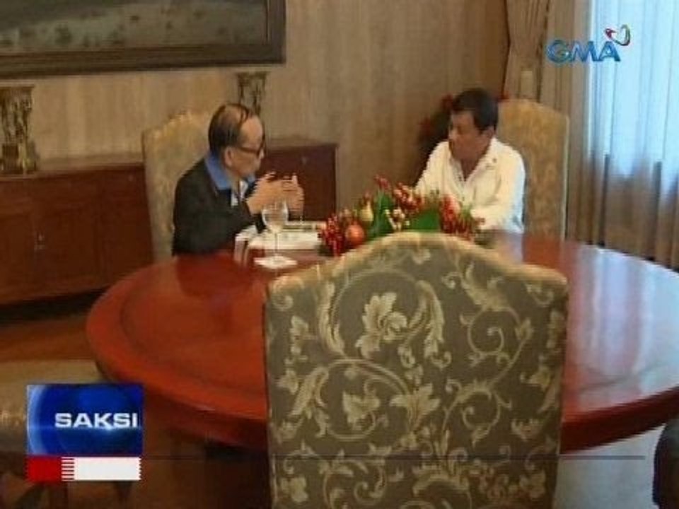 SAKSI: Pang. Duterte at pumupuna sa kanyang si FVR, nagpulong