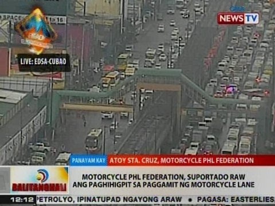 BT: Motorcycle PHL Federation, suportado raw ang paghihigpit sa paggamit ng motorcycle lane