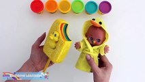 Play Doh Rainbow Popsicle Learn Colors for Kids with Finger Family Nursery Rhymes * RainbowLearning