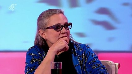 Carrie Fisher fait un doigt d'honneur dans une émission de télévision...