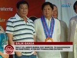 Rally vs. Hero's burial kay Marcos, 'di haharangin ng gobyerno, ayon kay Pangulong Duterte