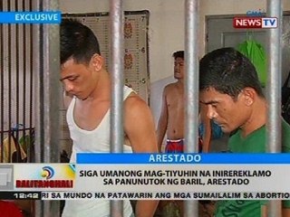 BT: Siga umanong mag-tiyuhin na inirereklamo sa panunutok ng baril, arestado