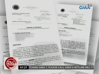 Sen. De Lima, pina-subpoena na ng DOJ para sa imbestigasyon sa reklamo kaugnay sa Bilibid drug trade