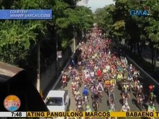 UB: Mga siklita, lumahok sa 17th Tour of the Fireflies