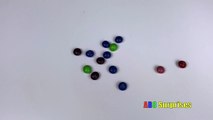 Learn to Count with Candy Skittles M&M Snickers Butterfinger Shopkins Egg Surprise Toys learn colors- 04