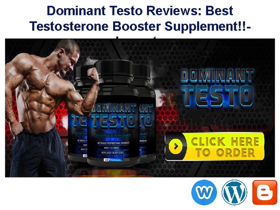 Dominant Testo Reviews: Does This Product Really Work?