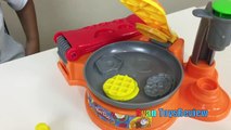 Play Doh Breakfast Cafe toys for Kids Waffle Maker Play Dough Food Playset Ryan ToysReview-01
