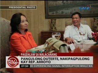 24 Oras: Pangulong Duterte, nakipagpulong kay Rep. Arroyo