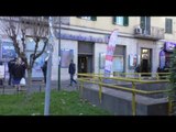 Napoli - Paura al Vomero, rapina alla Deutsche bank (28.12.16)