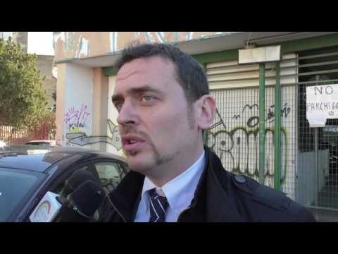 Napoli - M5S nel parcheggio Ponticelli di via Argine (28.12.16)