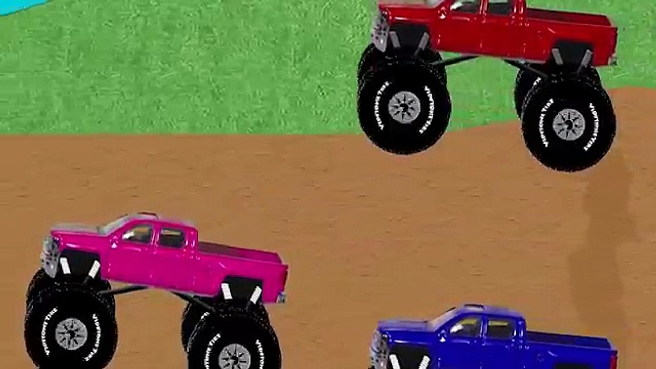 Vids4Kids.tv - Mid Week Mix 7 - Silverado Monster Truck Race