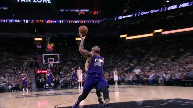 PJ Tucker (Suns) rate le dunk de l'année contre les Spurs
