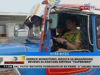 Derrick Monasterio, masaya sa magandang reviews sa kanyang seryeng 'tsuperhero'