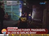 UB: Hinihinalang pusher, pinagbabaril sa loob ng sariling bahay sa Marikina