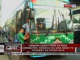 QRT: Libreng sakay para sa mga commuter, handog ng GMA News TV Pasabay sa Pasko 2016