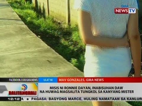 BT: Misis ni Ronnie Dayan, inabisuhan daw na huwag magsalita tungkol sa kanyang mister
