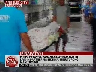 Pulis, patay sa pananaga at pamamaril; live-in  partner ng biktima, itinuturong mastermind