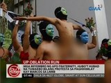 APO Fraternity, hubo't hubad na tumakbo bilang protesta sa paghihimlay kay Marcos sa LNMB
