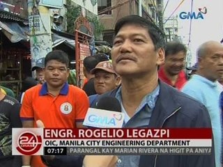 Mga nagtitinda sa talipapa,   pinaalis; mga bubong na nakausli sa   kalsada, pinagbabaklas