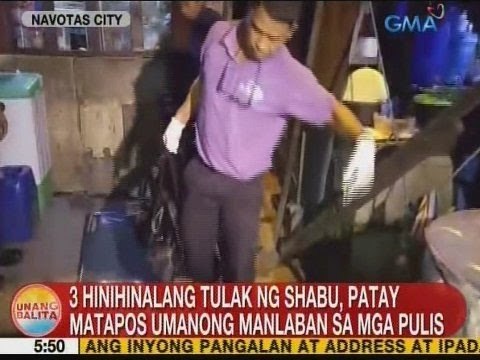 UB: 3 hinihinalang tulak ng shabu, patay matapos umanong manlaban sa mga pulis sa Navotas