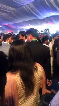 How Imran Khan Was Welcomed During Ground Breaking Ceremony Of SKMH Karachi
