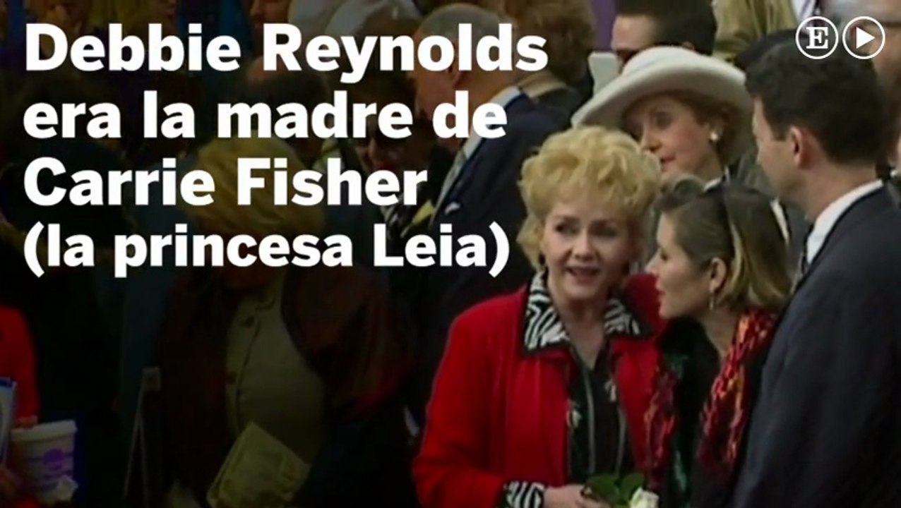 Muere Debbie Reynolds, madre de Carrie Fisher