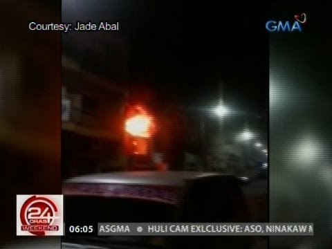 24 Oras: Bahagi ng gusali ng University of Manila, nasunog