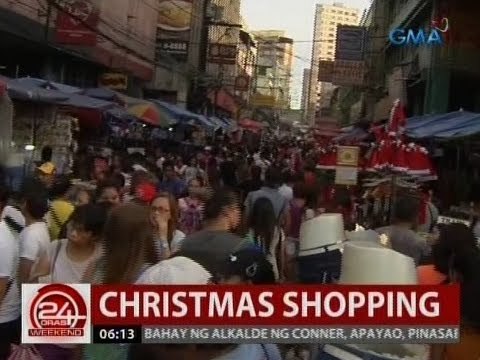 24 Oras: Mga mamimili, dumadagsa na sa Divisoria