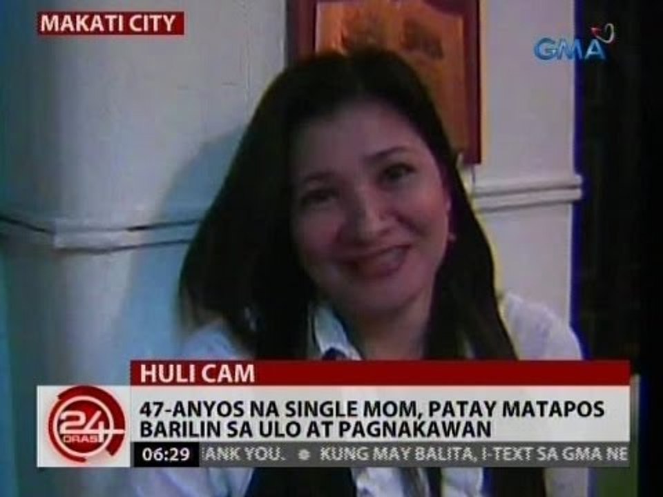 47-anyos na single mom, patay matapos  barilin sa ulo at pagnakawan