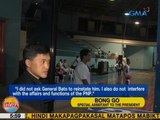 UB: De Lima: Si Bong Go ang tumawag kay PNP Chief Bato para ibalik sa pwesto si Supt. Marcos