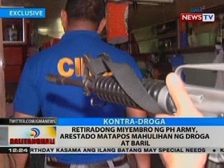 Retiradong miyembro ng PH Army, arestado matapos mahulihan ng droga at baril