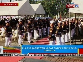 Ika-153 kaarawan ni Gat Andres Bonifacio, ginunita