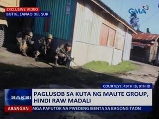 Saksi: Paglusob sa kuta ng Maute Group, hindi raw madali