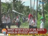 UB: Mahigit 800 boy scouts at girl scouts, nakiisa sa 19th Scout Jamboree