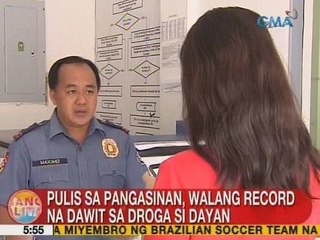 UB: Pulis sa Pangasinan, walang record na dawit sa droga si Dayan