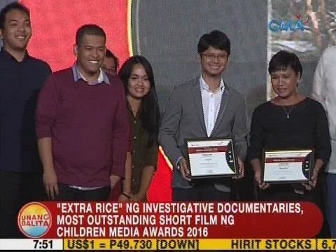 'Extra Rice' ng Investigative Documentaries, pinarangalan sa Children Media Awards 2016