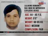 SONA: Computerized facial composite ng suspek sa bomb threat sa US embassy, inilabas ng PNP