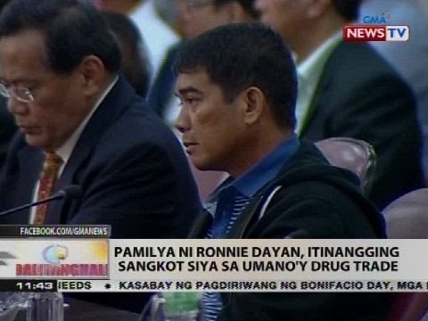 BT: Pamilya ni Ronnie Dayan, itinangging sangkot siya sa umano'y drug trade