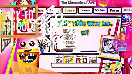 First Grade Art Lesson Moving line design