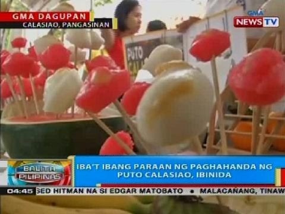 BP: Iba't ibang paraan ng paghahanda ng puto calasiao, ibinida