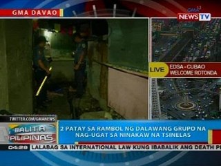 BP: 2 patay sa rambol ng dalawang grupo na nag-ugat sa ninakaw na tsinelas
