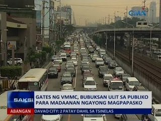 Saksi: Gates ng VMMC, bubuksan ulit sa publiko para   madaanan ngayong magpapasko