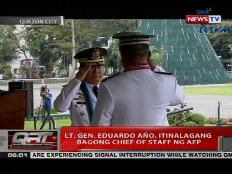 QRT: Lt. Gen. Eduardo Año, itinalagang bagong chief of staff ng AFP