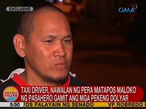 UB: Taxi driver, nawalan ng pera matapos maloko ng pasahero gamit ang mga pekeng dolyar