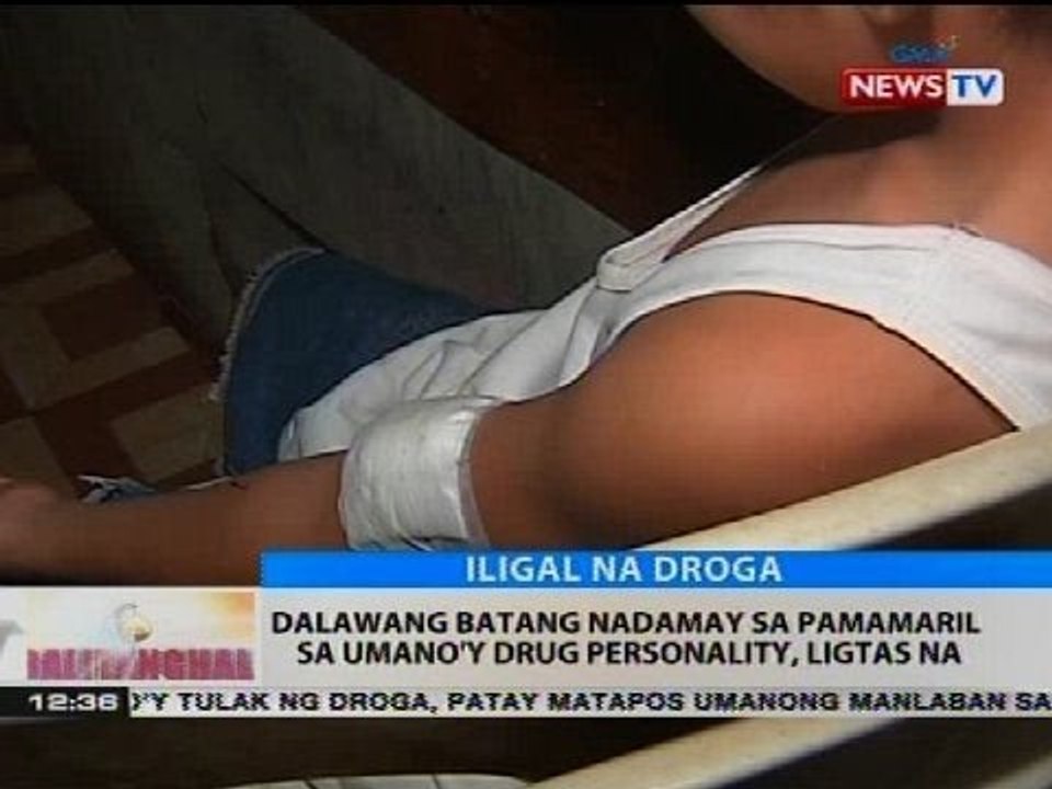 Dalawang batang nadamay sa pamamaril sa umano'y drug personality, ligtas na