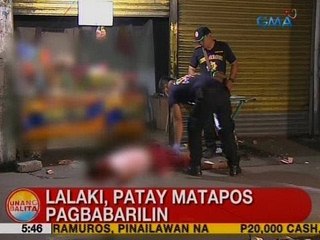 UB: Lalaki, patay matapos pagbabarilin sa Pasay