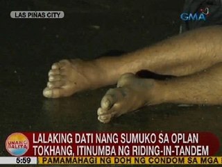 UB: Lalaking dati nang sumuko sa Oplan Tokhang, itinumba ng riding-in-tandem sa Las Piñas City